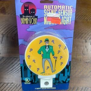 Vintage The Riddler Automatic Scenic Sensor Night Light - 1994 (Sealed)